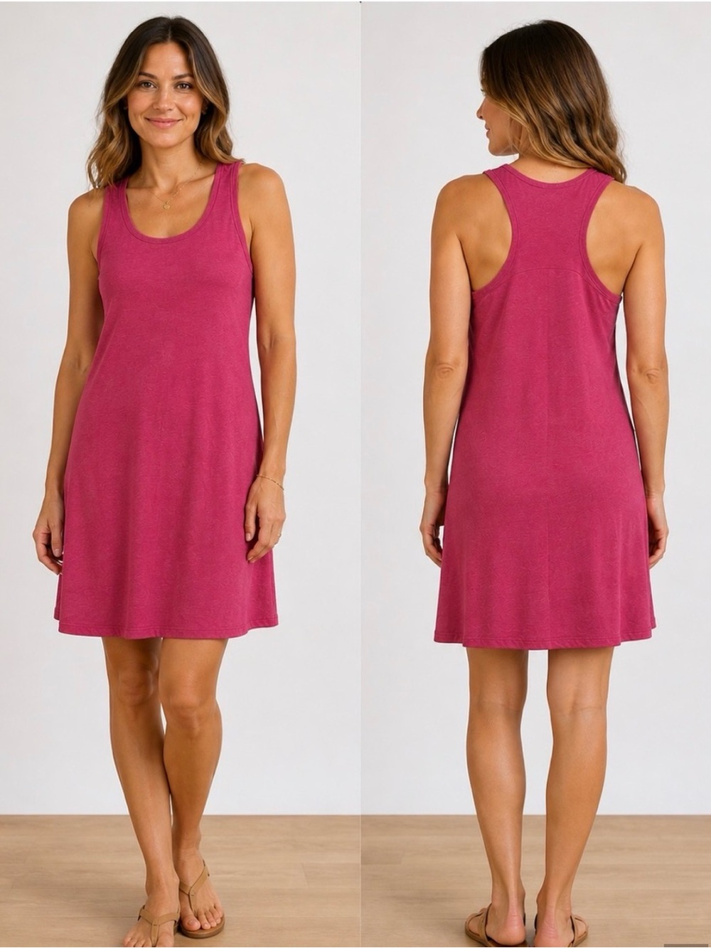 Reitmans Pink Sleeveless Swing Dress XL New With Tags A-Line Summer Casual Dress
